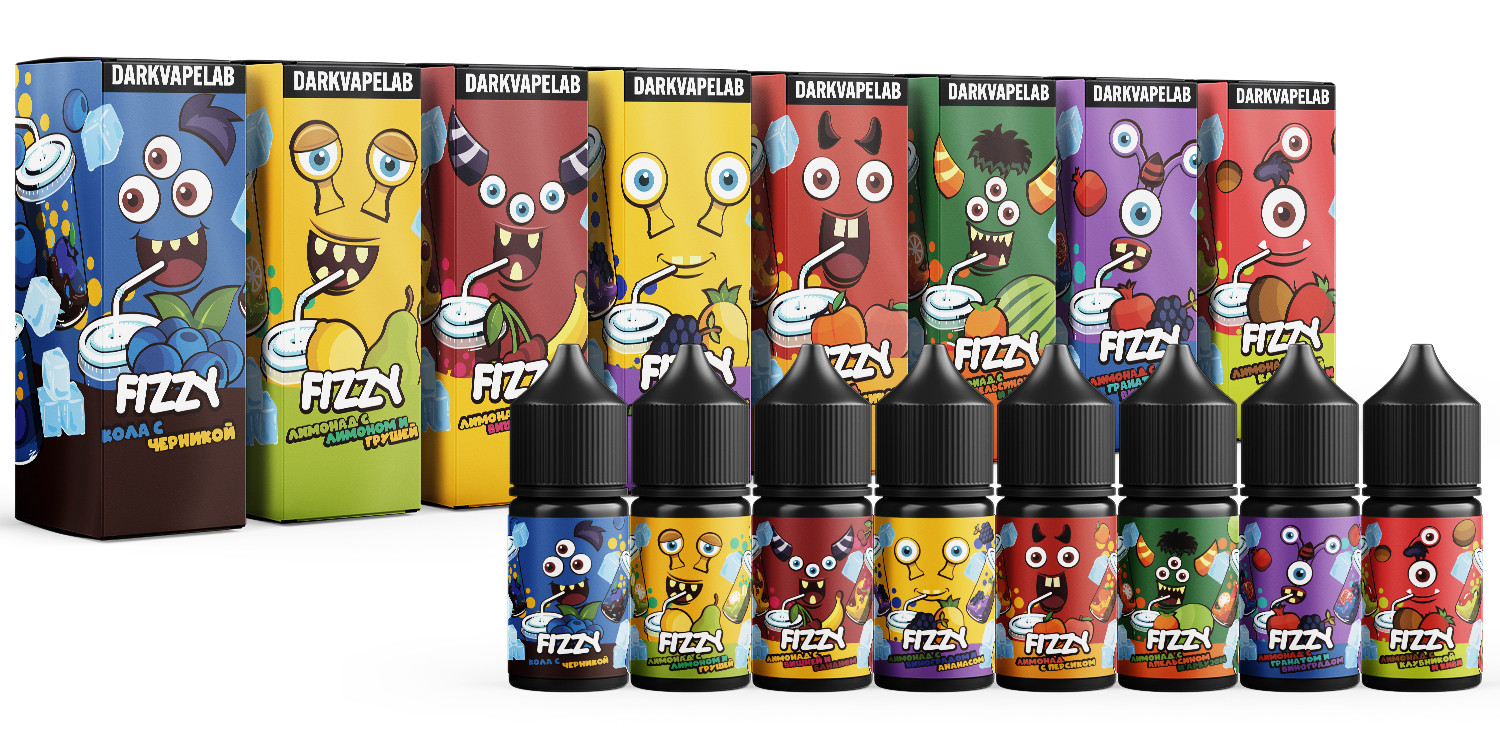 Жидкость DARKVAPELAB FIZZY [30ML 20MG HARD]